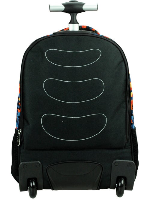 Sac à Dos à Roulettes NO FEAR Loup Colors 48 CM - Trolley Scolaire - Kiabi