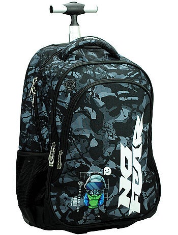 Sac à Dos à Roulettes No Fear Robot 48 CM - Trolley Scolaire