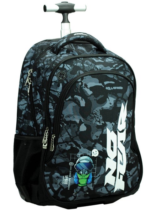 Sac à Dos à Roulettes No Fear Robot 48 CM - Trolley Scolaire - Kiabi