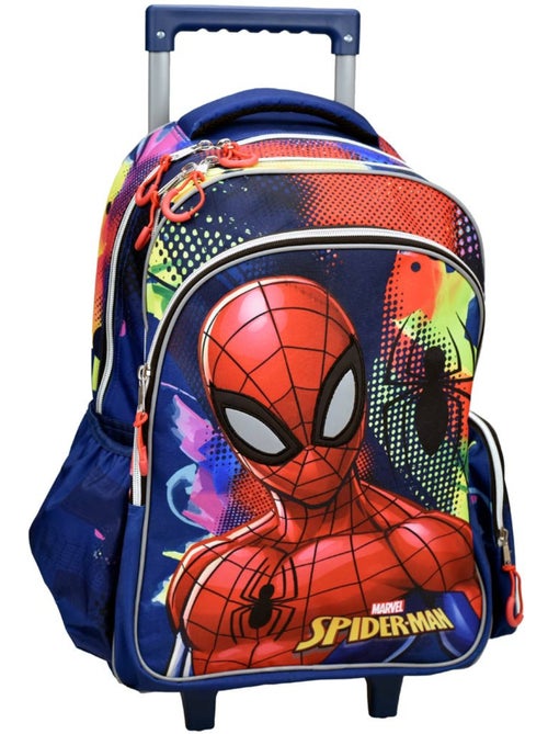 Sac à dos à roulettes polyester motif Spider-Man Spiderman - Kiabi