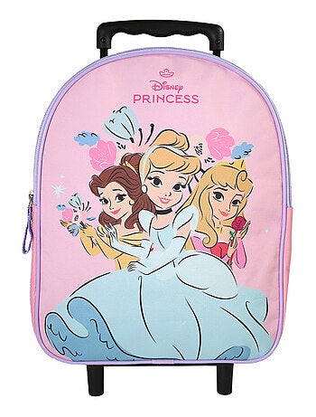 Sac à dos à roulettes Princesses Disney rose - Bagtrotter