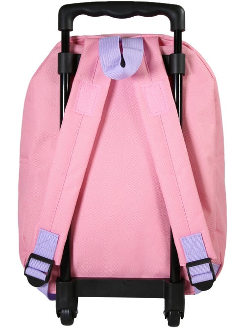 Sac à dos à roulettes Princesses Disney rose - Bagtrotter - Kiabi