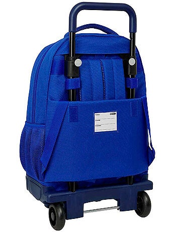 Sac à dos à roulettes real madrid imprimé 45 cm poignée télescopique 22 l