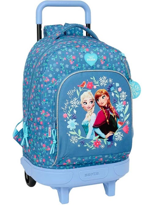 Sac à dos à roulettes Reine des Neiges Sisters 2 roues 22 L textile imprimé - Kiabi Sac à dos à roulettes Reine des Neiges Sisters 2 roues 22 L textile imprimé - Kiabi