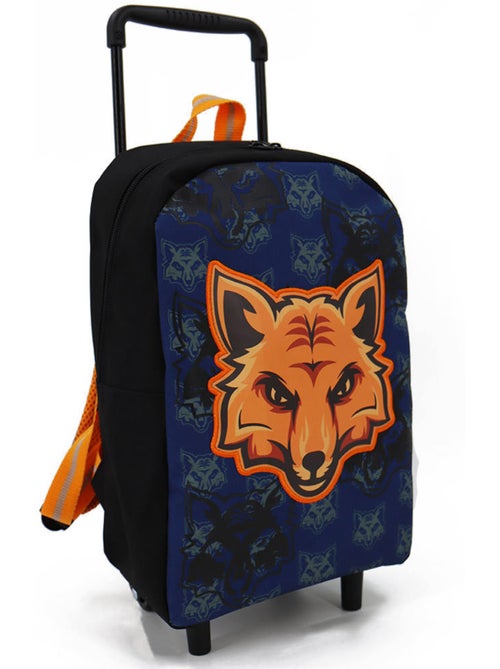 Sac à dos à roulettes renard 34 cm avec poignée extractible CMP - Kiabi