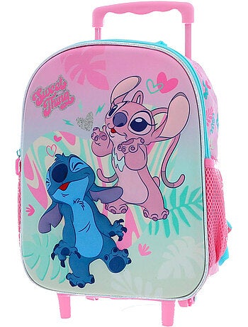 Sac à dos à roulettes rigide 3D Stitch & Angel 36 cm Lilo et Stitch