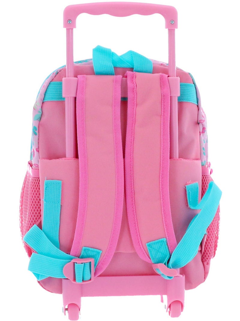 Sac à dos à roulettes rigide 3D Stitch & Angel 36 cm Lilo et Stitch Rose Pastel/ Transparent - Kiabi