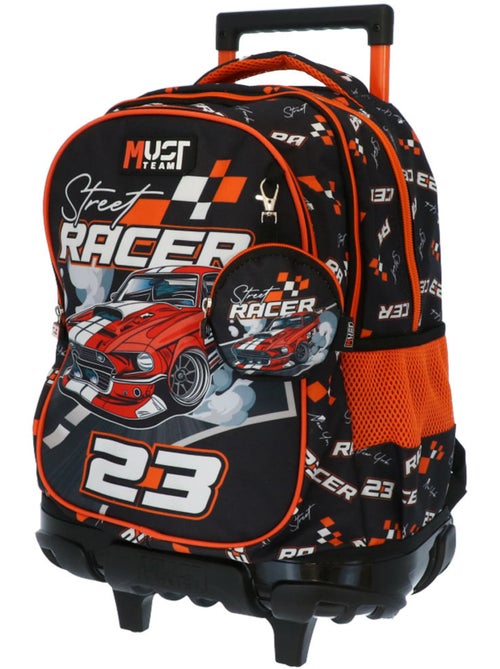 Sac à dos à roulettes roulettes Street Racer poignée télescopique CMP - Kiabi