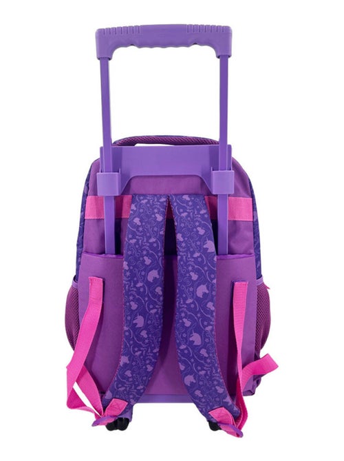 Sac à dos à roulettes scolaire - Finitions Licorne - L'école des licornes - Kiabi