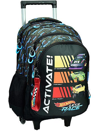 Sac à Dos à Roulettes Scolaire Hot Wheels Activate 46 CM