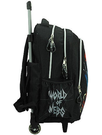 Sac à dos à roulettes scolaire Spider-Man en textile GIM