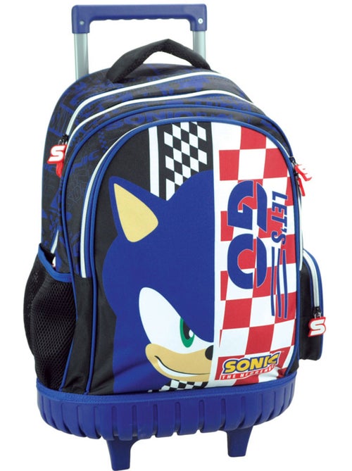 Sac à dos à roulettes 'Sonic' – Classic Let's Go Trolley – 46 cm - Kiabi