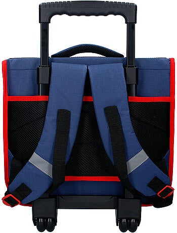 Sac à dos à roulettes Spider-Man design toile 38 cm poignée télescopique Spiderman