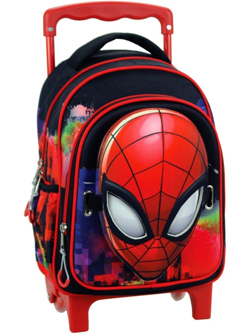 Sac à dos à roulettes spider-man gim 30 cm 4 roues - Kiabi