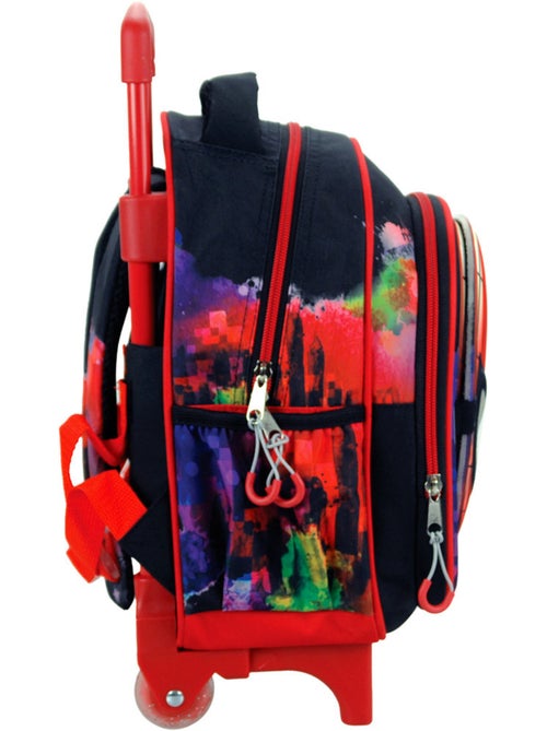 Sac à dos à roulettes spider-man gim 30 cm 4 roues - Kiabi