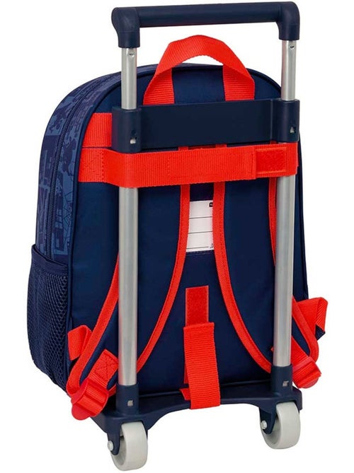 Sac à dos à roulettes Spiderman toile 28 cm bleu marine - Kiabi