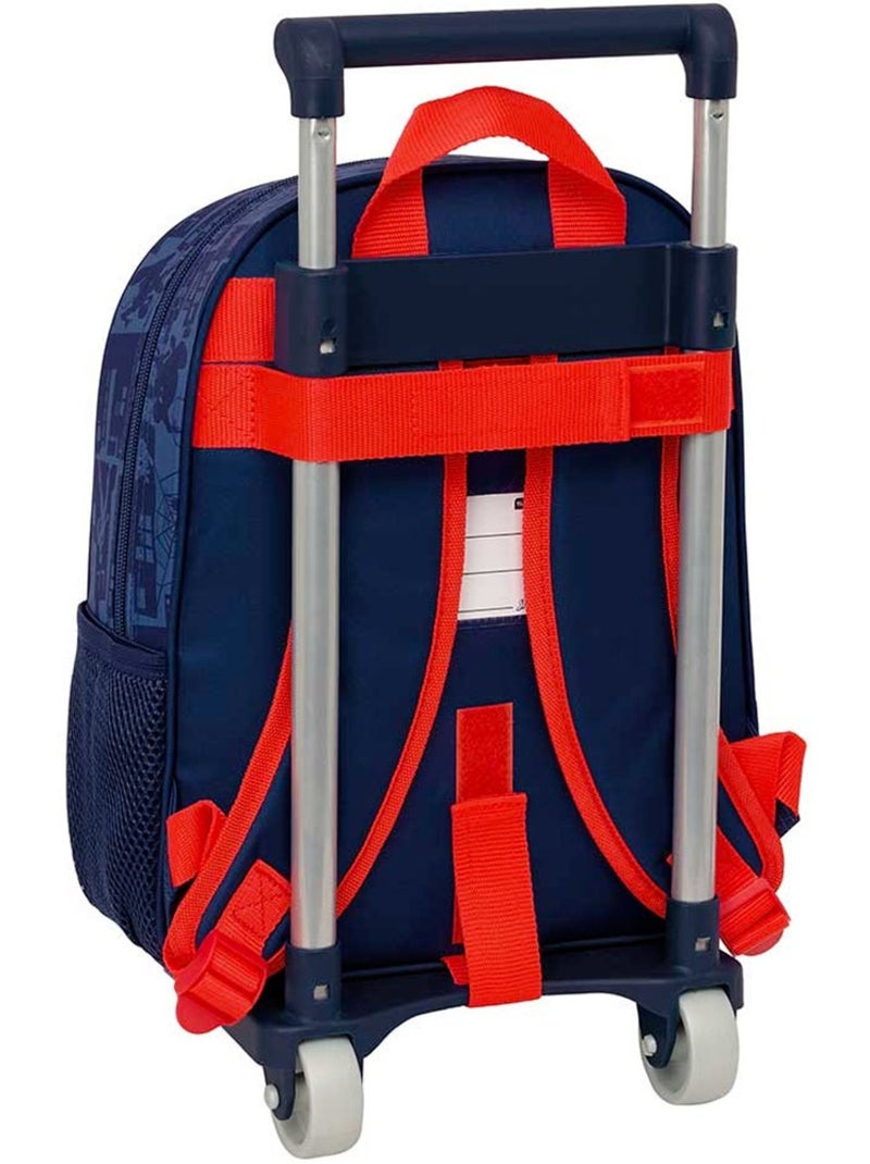 Sac à dos à roulettes Spiderman toile 28 cm bleu marine Bleu marine - Kiabi