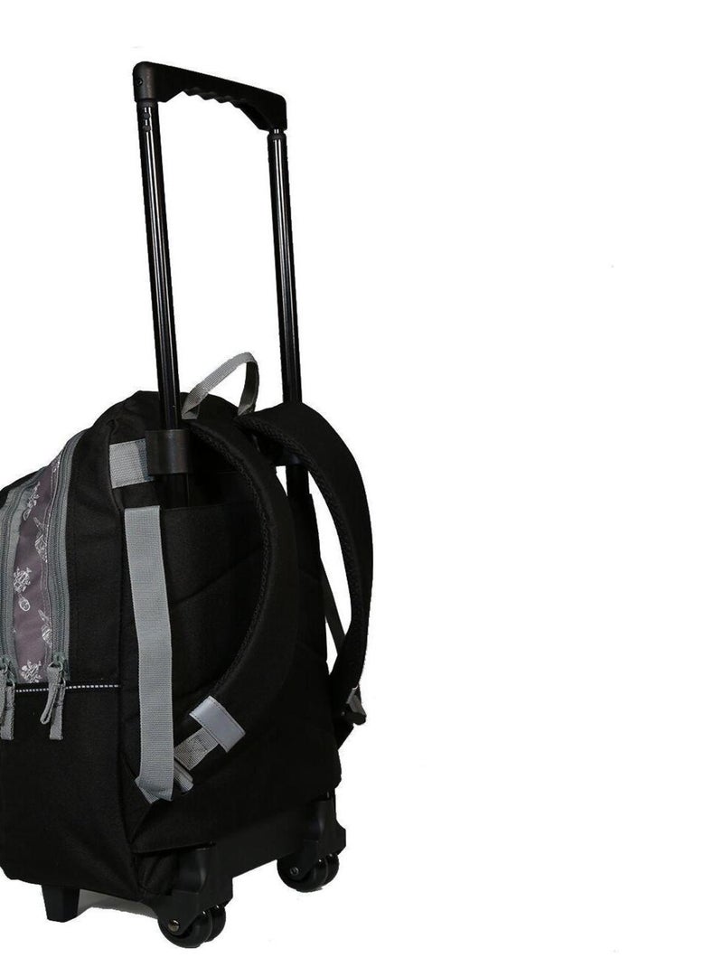 Sac à dos à roulettes Star Wars/The Mandalorian Baby Yoda Noir et Gris Bagtrotter Multicolore - Kiabi