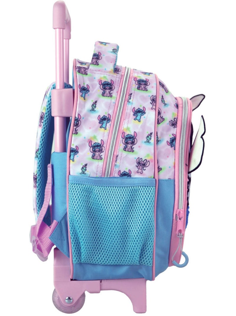 Sac à dos à roulettes 'Stitch' – Brush It Out Trolley Maternelle – 30 cm – Lilo et stitch Multicolore - Kiabi