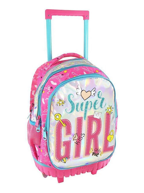 Sac à dos à roulettes Super Girl Must 45 CM Trolley - Kiabi