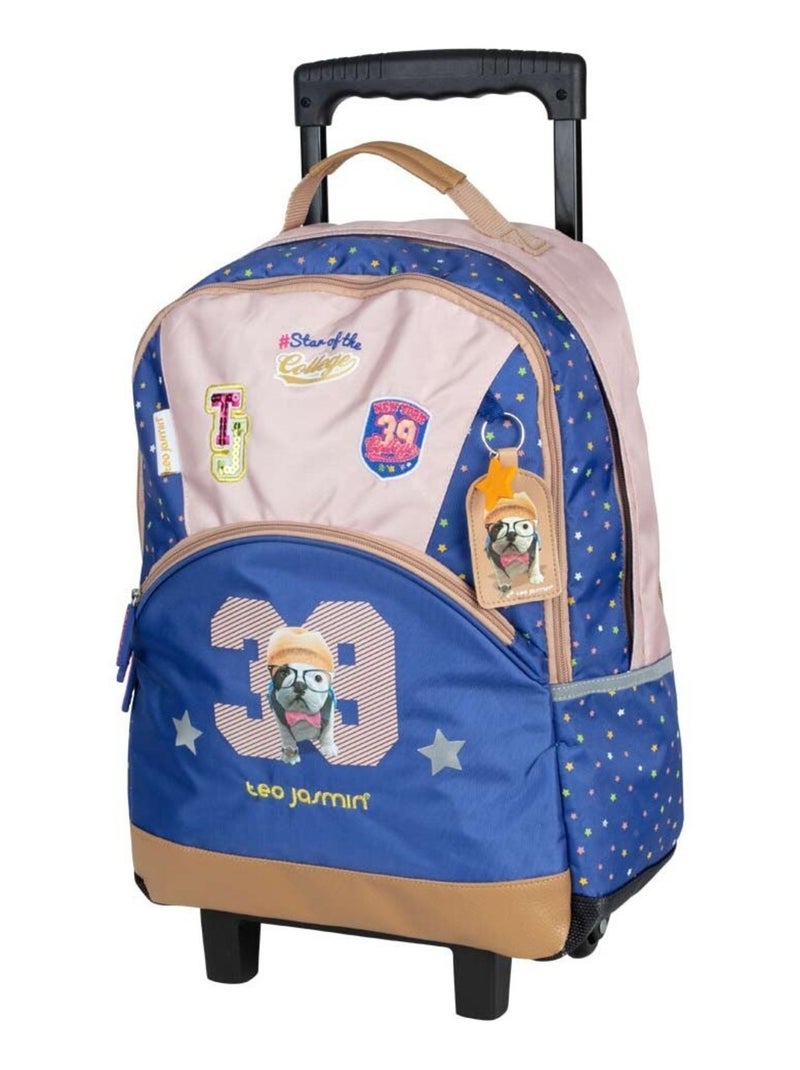 Sac à dos à roulettes Teo Jasmin 43 CM Haut de gamme (College) Multicolore - Kiabi