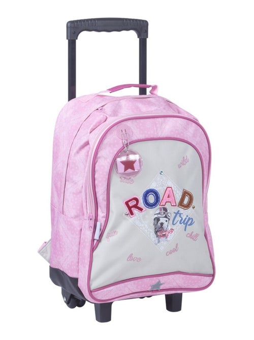 Sac à dos à roulettes Teo Jasmin 43 CM Haut de gamme (Racing) - Kiabi Sac à dos à roulettes Teo Jasmin 43 CM Haut de gamme (Racing) - Kiabi
