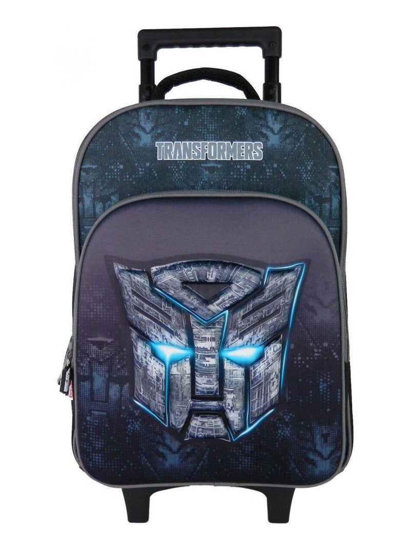 Sac à dos à roulettes Transformers Noir Noir - Kiabi