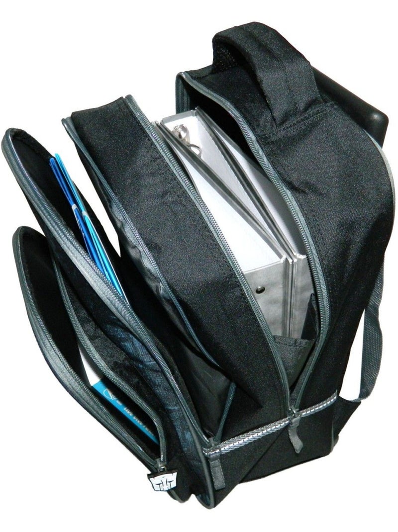 Sac à dos à roulettes Transformers Noir Noir - Kiabi