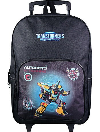 Sac à dos à roulettes Transformers Noir