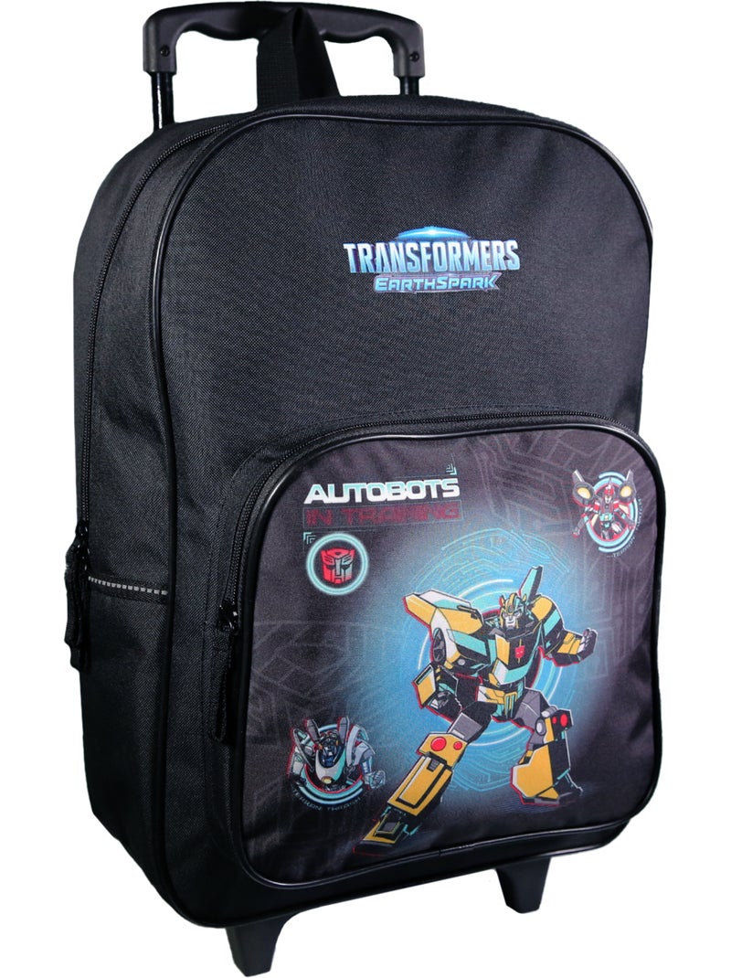 Sac à dos à roulettes Transformers Noir Noir - Kiabi