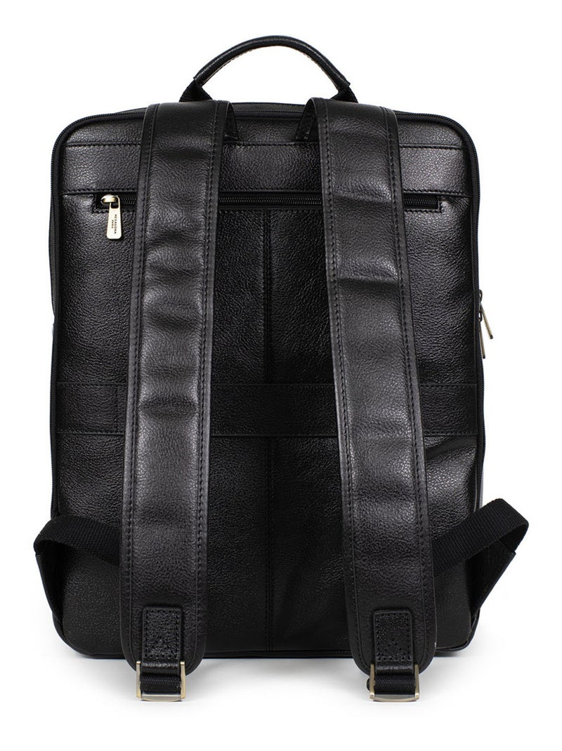 Sac à dos  a4  cuir république hexagona Noir - Kiabi