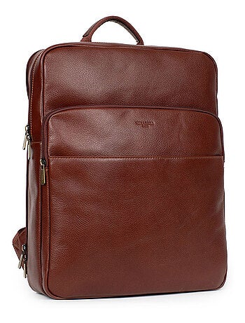 Sac à dos A4 Cuir RÉPUBLIQUE