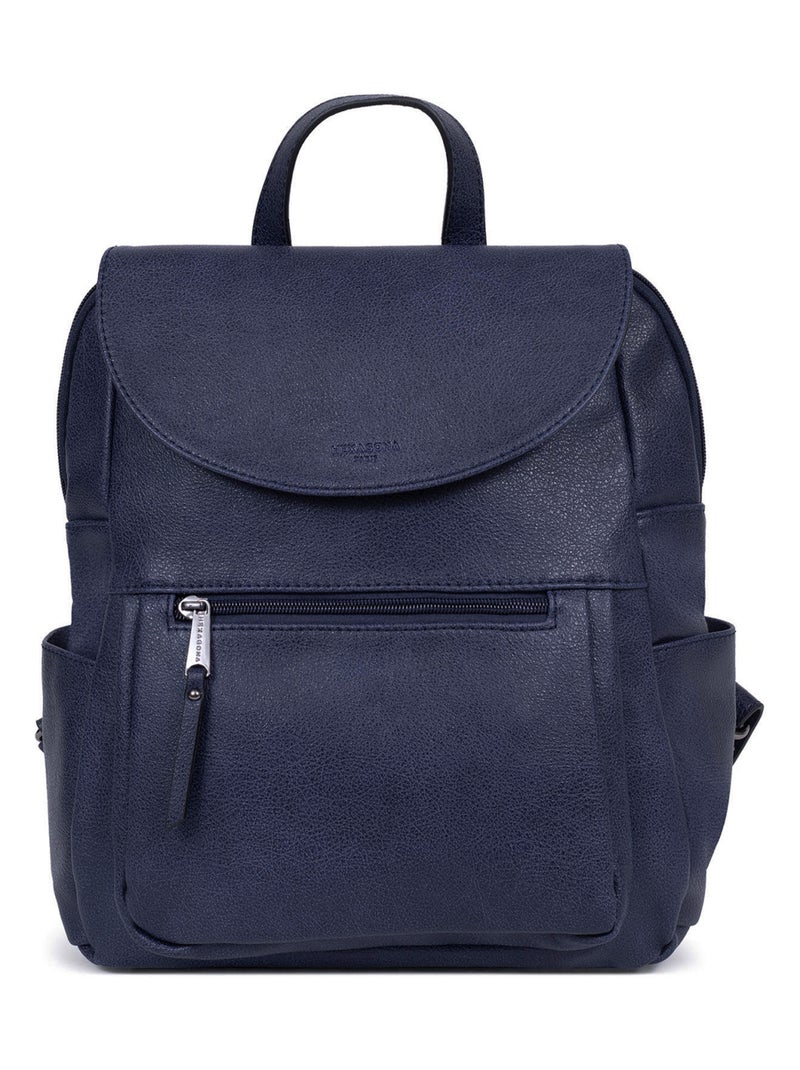 Sac à dos  A4 GRACIEUSE Bleu nuit - Kiabi
