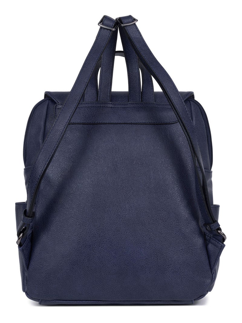 Sac à dos  A4 GRACIEUSE Bleu nuit - Kiabi