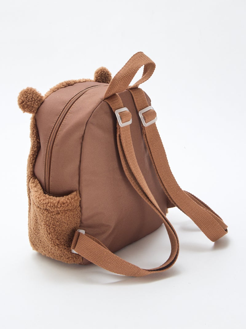 Sac a dos animé ours Beige - Kiabi