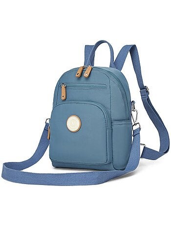 Sac à dos antivol polyester résistant compatible a4 29x25x10 cm - miss lulu
