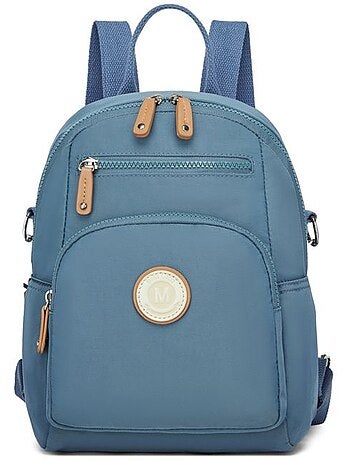 Sac à dos antivol polyester résistant compatible a4 29x25x10 cm - miss lulu