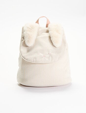 Sac à dos aspect animal avec oreilles