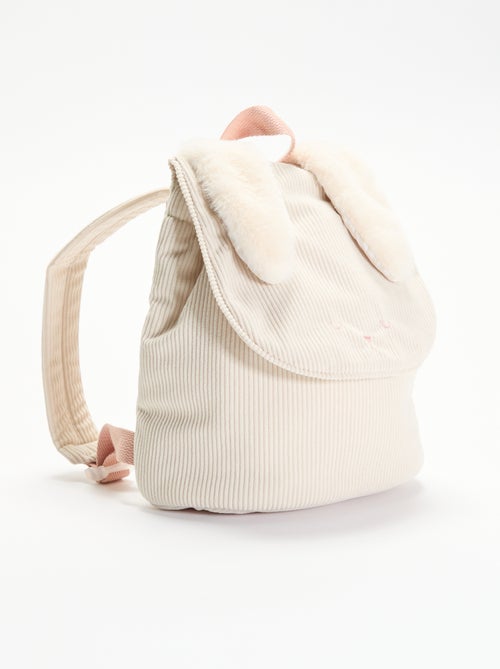 Sac à dos aspect animal avec oreilles - Kiabi