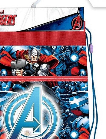 Sac à dos avec cordons - Marvel Avengers - Rouge et Bleu - 40 cm x 30 cm