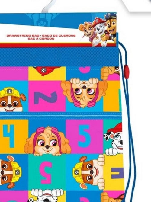 Sac à dos avec cordons - Pat'Patrouille -  40 cm x 30 cm - Kiabi