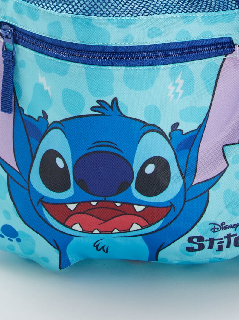 Sac à dos avec cordons de serrage 'Stitch' 'Disney' bleu - Kiabi