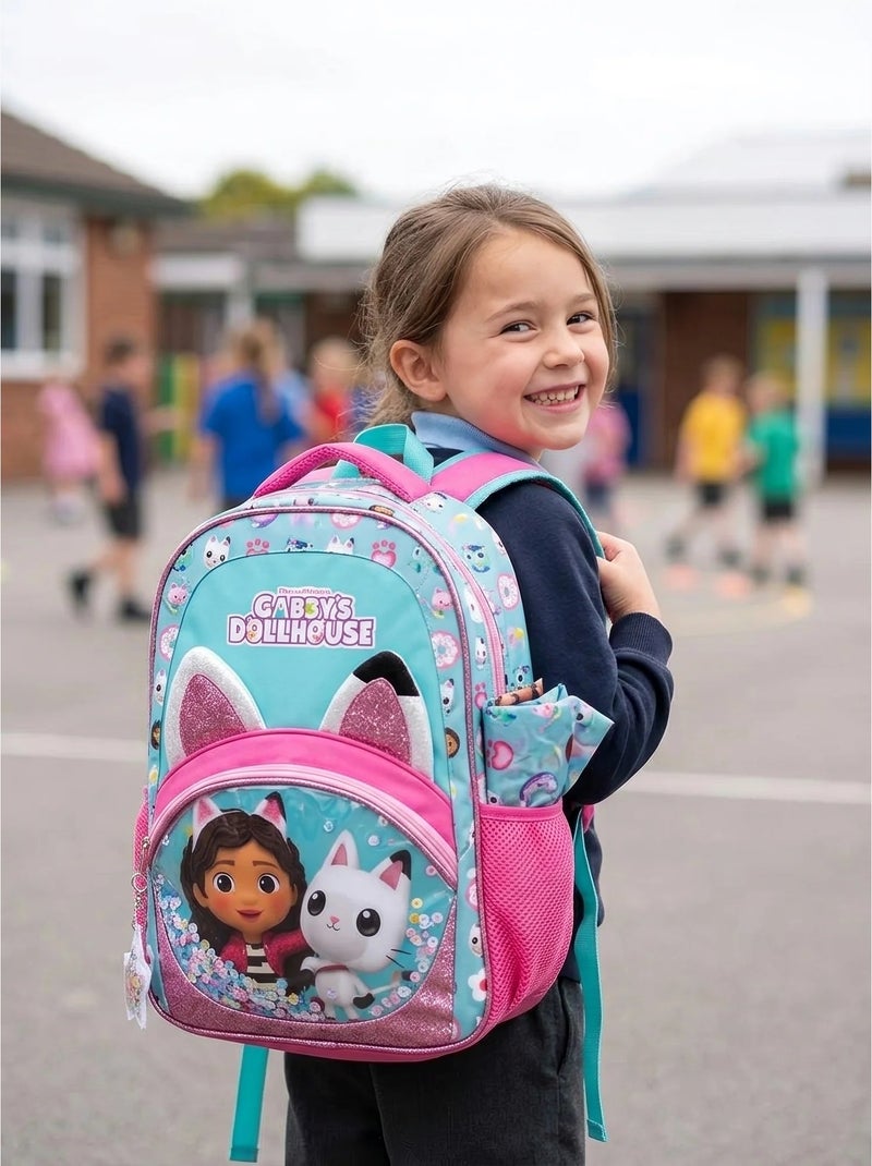 Sac à dos avec housse de pluie gabby et la maison magique dreamworks Multicolore - Kiabi