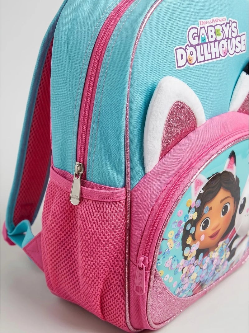 Sac à dos avec housse de pluie gabby et la maison magique dreamworks Multicolore - Kiabi