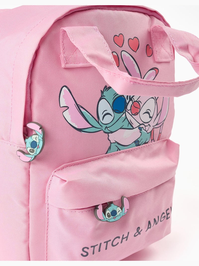 Sac à dos avec imprimé Stitch et Angel Rose - Kiabi