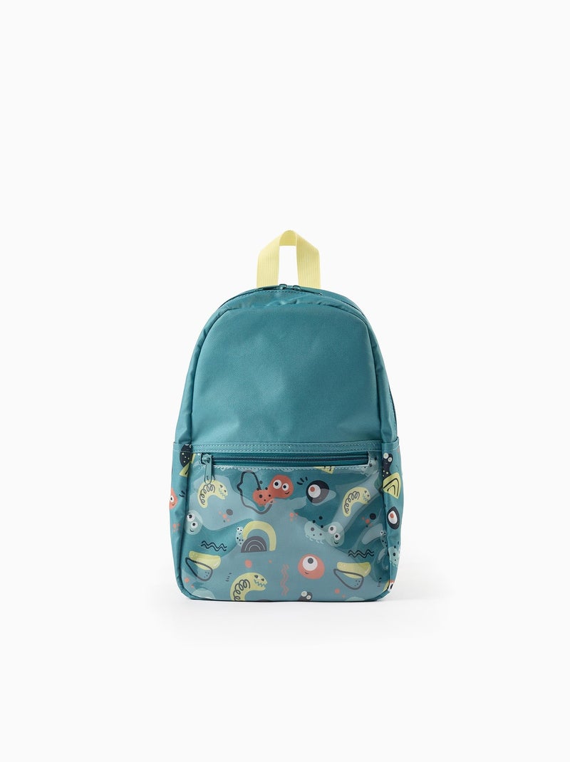 Sac à Dos avec Motif Coloré Bleu clair - Kiabi