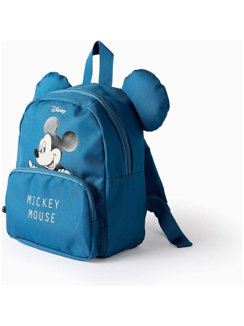 Sac à Dos avec Oreilles Mickey Bleu - Kiabi