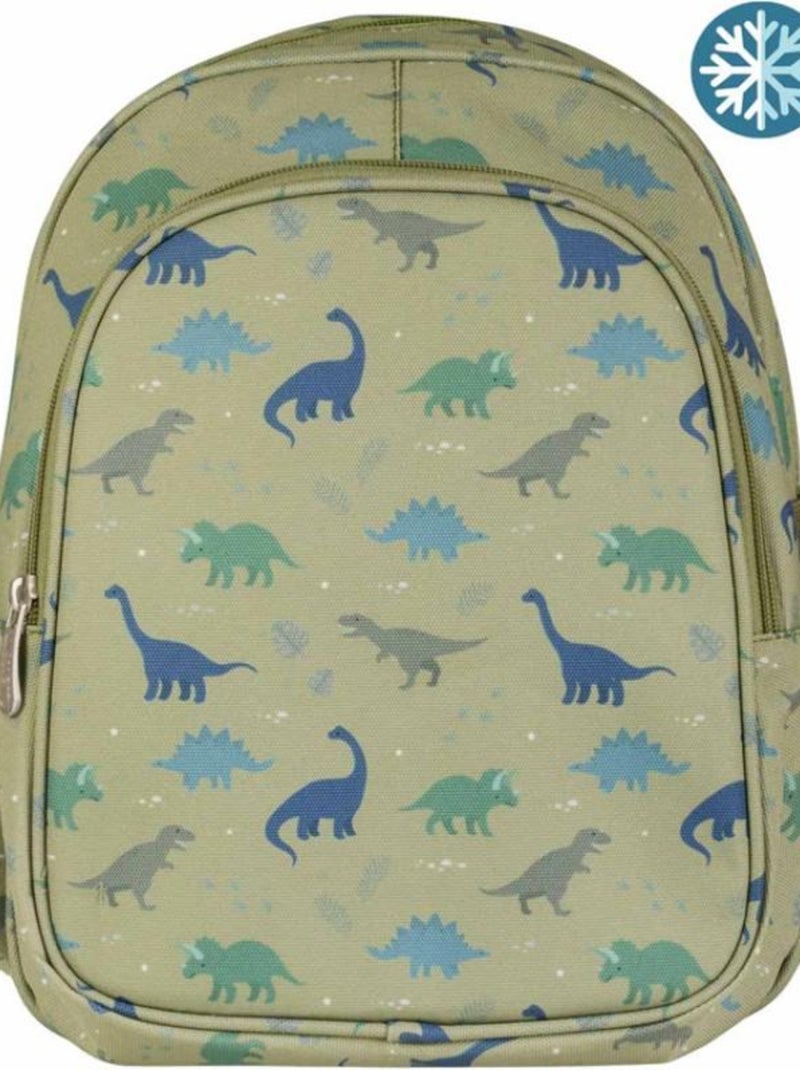 Sac à dos avec poche isotherme Dinosaure Vert - Kiabi