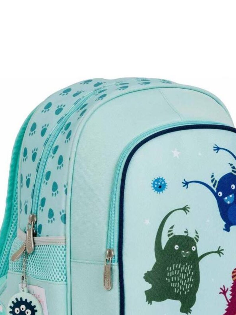 Sac à dos avec poche isotherme Monstres Bleu - Kiabi