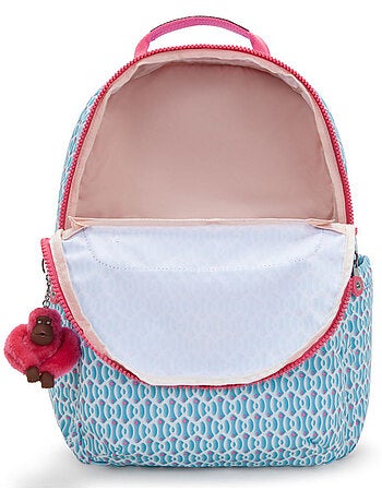 Sac à dos avec poche pour ordinateur kipling seoul lap 44 cm - coloris dreamy geo combo